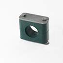 Stauff 1110031221. Clamp Assembly Standard Series Size 6 Ø50,8mm Polypropylene W5 Hexagon Rail Nut Cover Plate, Hex Head Bolt Smooth Without Initial Tension