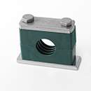 Stauff 1110027946. Clamp Assembly Heavy Series Size 3S Ø9,5mm Polypropylene W3 Cover Plate, Hex. Head Bolt Weld Plate Profiled, with Initial Tension