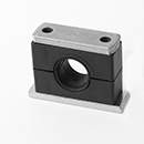 Stauff 1110008516. Clamp Assemblies Heavy Series Size 6S Ø50mm Polypropylene W2 Cover Plate Weld Plate