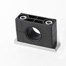 Stauff 1110020582. Clamp Assemblies Heavy Series Size 6S Ø35mm Polypropylene W12 Socket Cap Screw Weld Plate