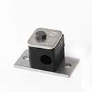 Stauff 1110001363. Clamp Assembly Standard Series Size 1 Ø6mm Polyamide W10 Elongated Weld Plate Cover Plate, Hex Head Bolt Profiled, with Initial Tension