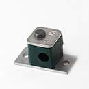 Stauff 1110001326. Clamp Assembly Standard Series Size 1 Ø12mm Polypropylene W10 Elongated Weld Plate Cover Plate, Hex Head Bolt Profiled, with Initial Tension