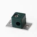 Stauff 1110008663. Komplettschelle Standard-Baureihe Gr. 1 Ø6mm Polypropylen W4 IS-Schraube Anschweißpl., lang