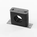 Stauff 1110001395. Clamp Assemblies Standard Series Size 5 Ø33,7mm Polyamide W4 Profiled, with Initial Tension Elongated Weld Plate Cover Plate, Hex Head Bolt