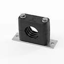 Stauff 1110001320. Clamp Assemblies Standard Series Size 6 Ø48,3mm Polyamide W10 Profiled, with Initial Tension Elongated Weld Plate Insert, Hex Head Bolt