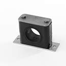 Stauff 1110023995. Clamp Assemblies Standard Series Size 5 Ø33,7mm Polyamide W10 Cover Plate, Hex Head Bolt Elongated Weld Plate
