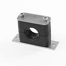 Stauff 1110005058. Clamp Assemblies Standard Series Size 6 Ø20mm Polyamide W10 Cover Plate, Socket Cap Screw Elongated Weld Plate
