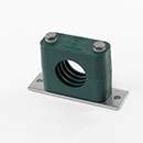 Stauff 1110005003. Clamp Assemblies Standard Series Size 2 Ø12,7mm Polypropylene W10 Insert, Hex Head Bolt Elongated Weld Plate