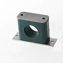 Stauff 1110021616. Clamp Assemblies Standard Series Size 7 Ø70mm Polypropylene W10 Cover Plate Elongated Weld Plate