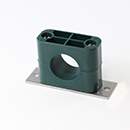 Stauff 1110007333. Clamp Assemblies Standard Series Size 3 Ø22mm Polypropylene W10 Slotted Head Screw Elongated Weld Plate