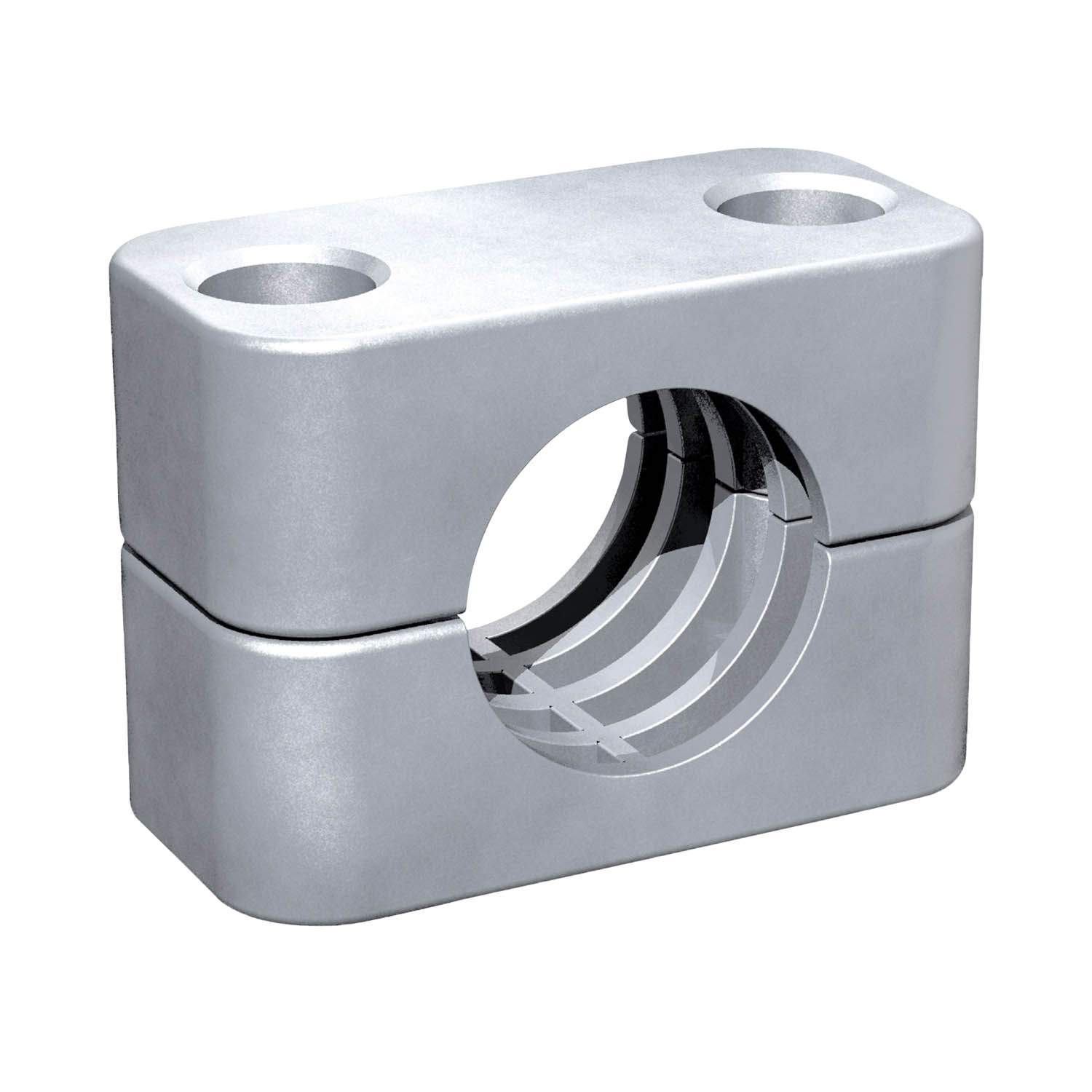 Stauff 1130005063. Schellenkörper Gr. 1a Ø6,4mm Standard-Baureihe Aluminium gerippt, mit Vorspannung DIN 3015