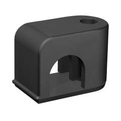 Stauff 1130004839. Clamp Body Size 1 Ø3,2mm Light Series Polypropylene Profiled, with Initial Tension