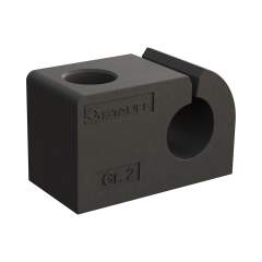 Stauff 6100196600. Schellenkörper Gr.2 Ø10mm Leichte Baureihe Thermoplastisches Elastomer