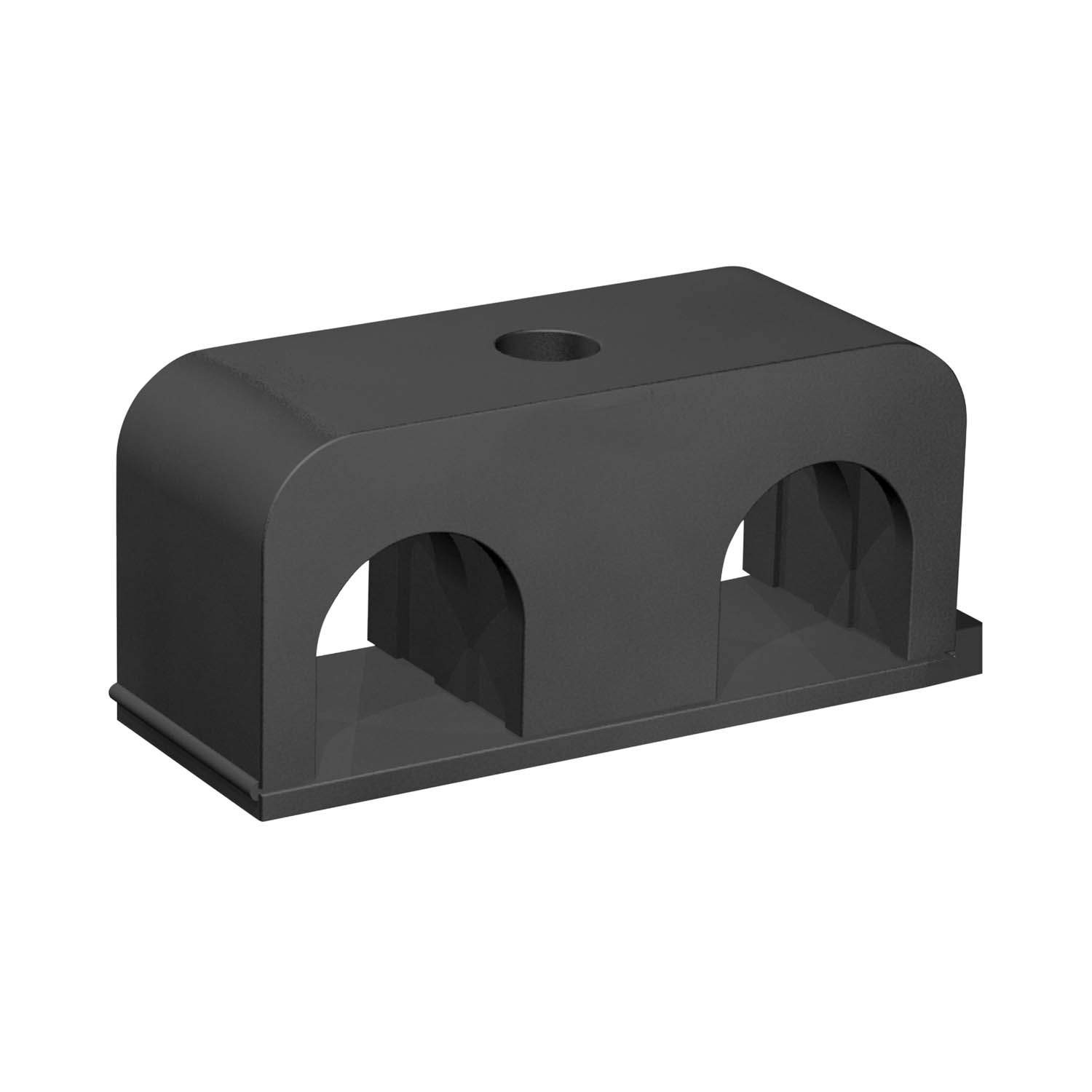 Stauff 1130004900. Clamp Body Size 1 Ø8/6mm Size 1 Ø8mm & 6mm Light Series, Twin Design Polypropylene Profiled