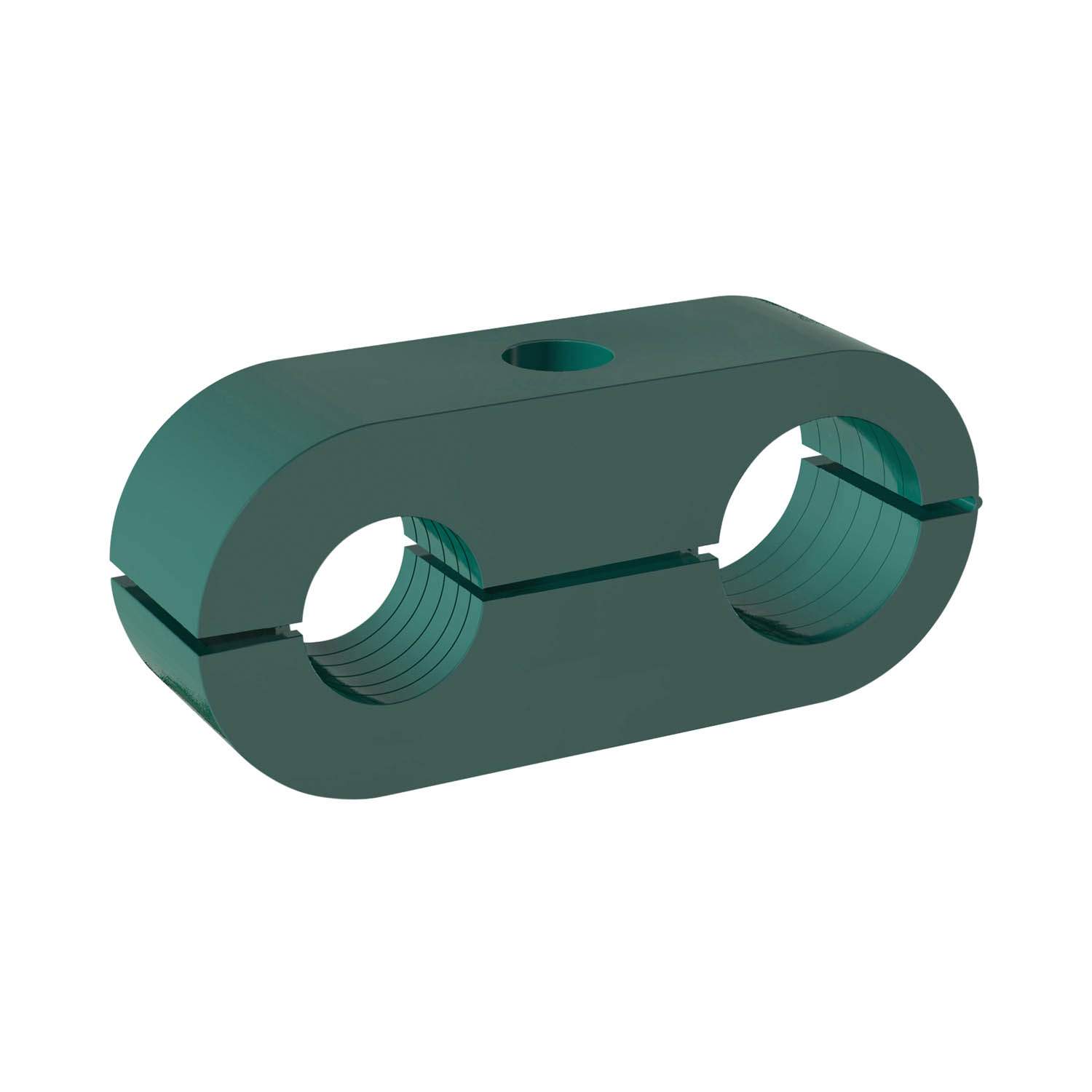 Stauff 1130017225. Clamp Body Size 2 Ø10/6mm Light Series Polypropylene Profiled, with Initial Tension DIN 3015