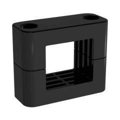 Stauff 1130006055. Clamp Body Size 5 Øsq. 40mm Standard Series Polyamide Rectangular Design DIN 3015