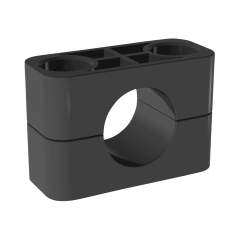 Stauff 1130007719. Clamp Body Size 3S Ø12,7mm Heavy Series Polyamide Smooth without Initial Tension DIN 3015