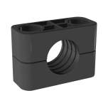 Stauff 1130006199. Schellenkörper Gr. 7S Ø80mm Schwere Baureihe Polyamid gerippt, mit Vorspannung DIN 3015