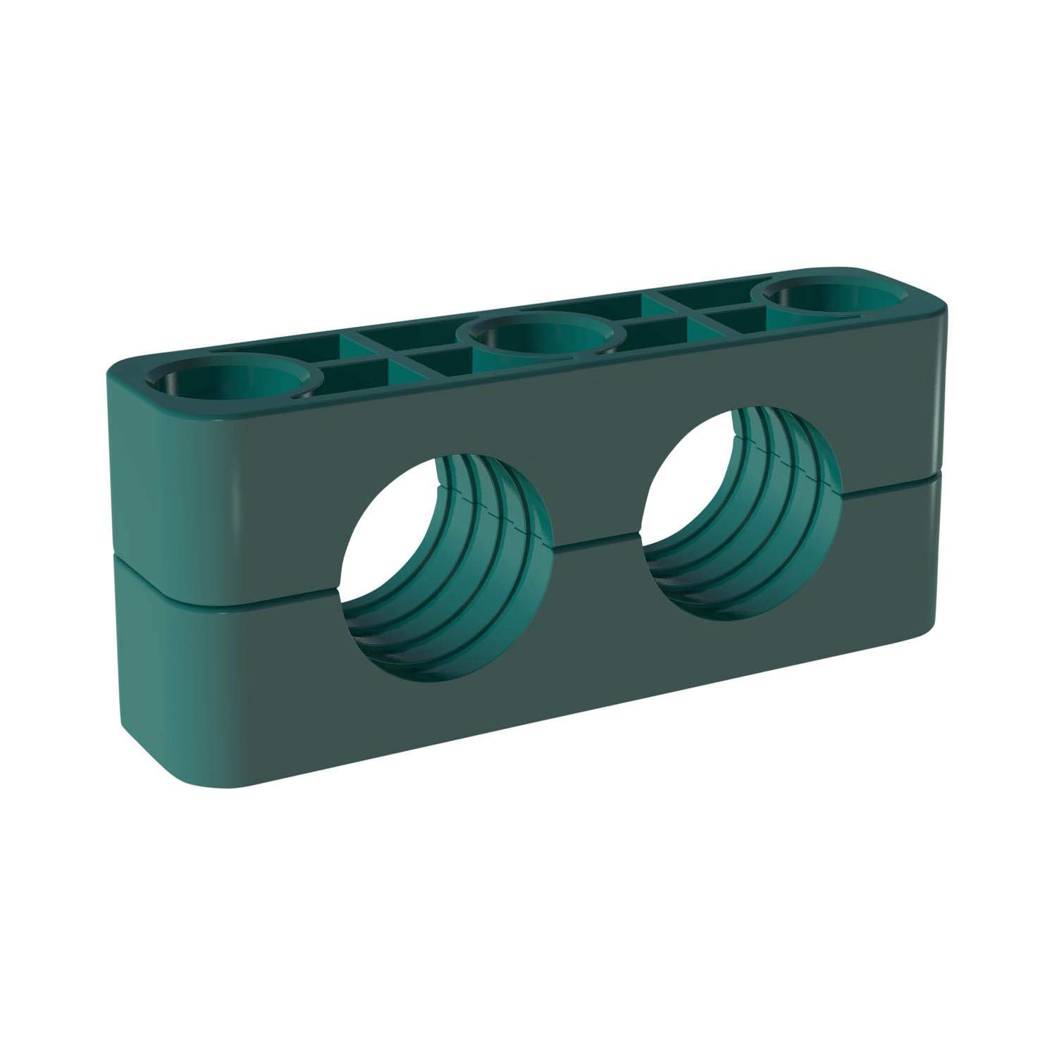 Stauff 1130005675. Schellenkörper Gr. 4S Ø12,7mm Schwere Doppel-Baureihe Polypropylen gerippt, mit Vorspannung DIN 3015