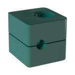 Stauff 1130002984. Clamp Body Size 1 Ø6mm Standard Series Polypropylene Profiled, with Initial Tension DIN 3015