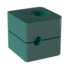 Stauff 1130002993. Clamp Body Size 1 Ø9,5mm Standard Series Polypropylene Profiled, with Initial Tension DIN 3015