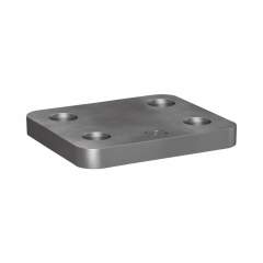 Stauff 1130000803. Cover Plate for Double Clamps Heavy Series Size 5S Carbon Steel, Phosphated DIN 3015
