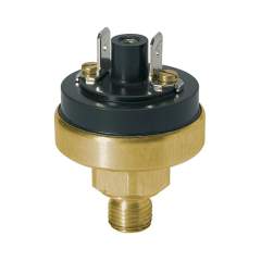 Riegler 103071.Pressure switch low pressure range, Brass, M10x1, 0.2 - 1.5 bar