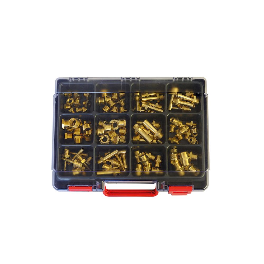 Riegler 131537.Assortment box brass rotating parts, reduced assortment