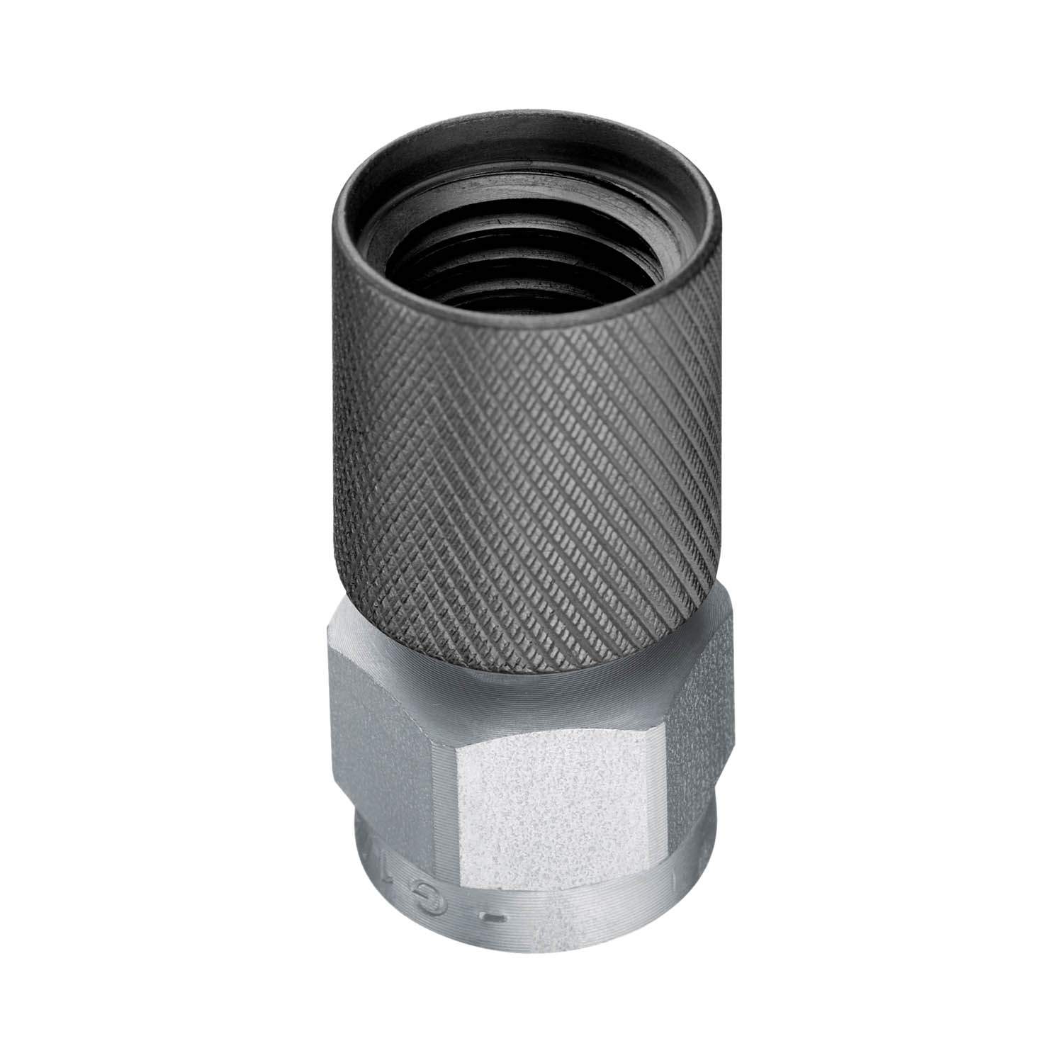 Stauff 1210001201. Manometeranschluss (direkt) Gewinde: 1/2NPT Gewinde: 1/4 NPT Metallschutzkappe NBR-Dichtung Stahl, Zink-Nickel