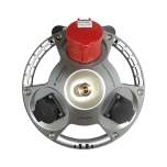 Riegler 114506.Supply unit, 2 SchuKo sockets and 1 CEE shaped socket