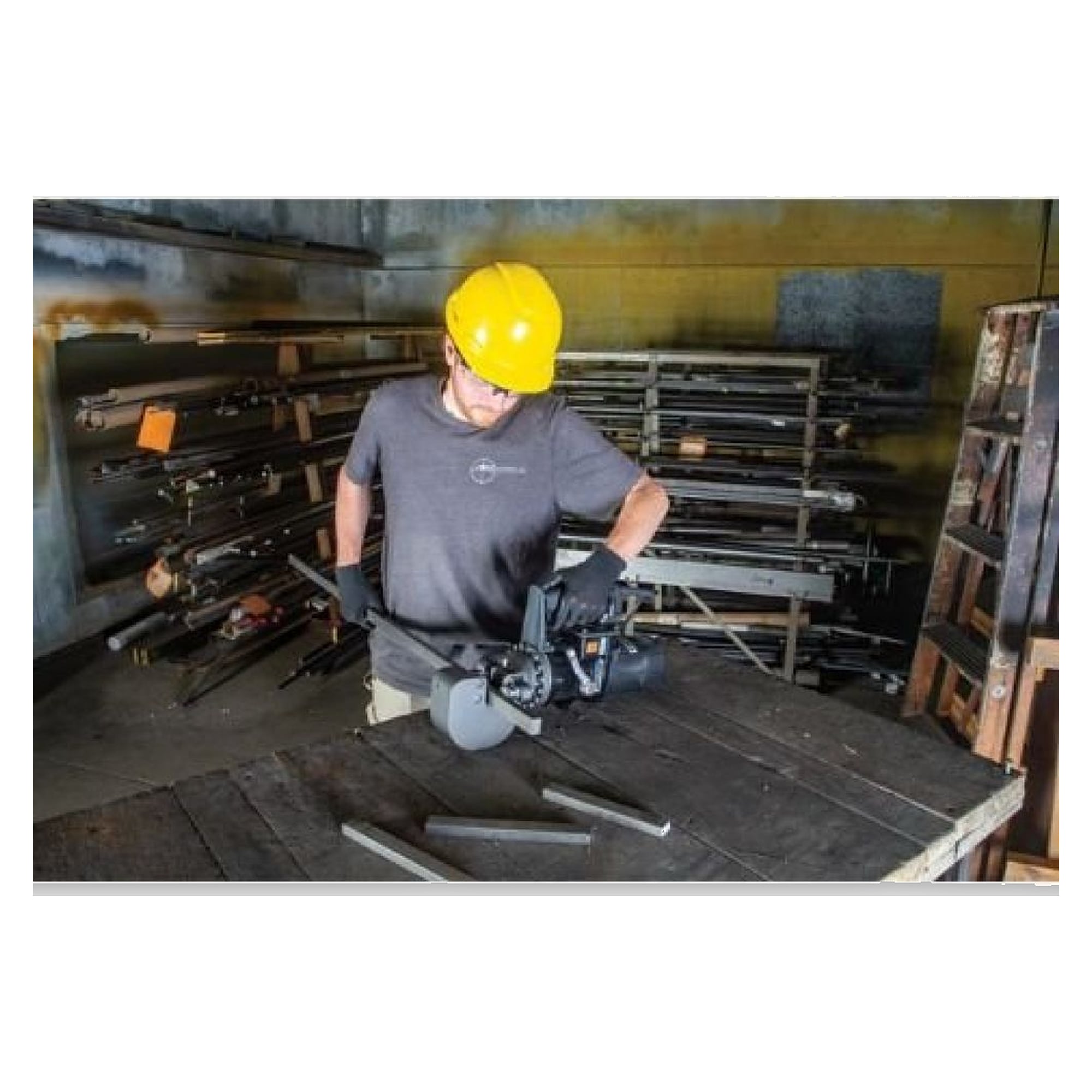 Electric Flat Bar Cutter, 265 kN, Material Width 15 mm, 120 V - Enerpac EFBE7015B