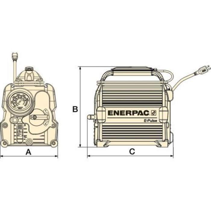 Enerpac EP3104DB-G, Elektrische Hydraulikpumpen, 3,0 liters