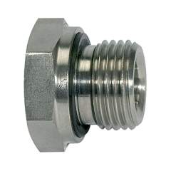 Riegler 112306. Kurze Wechselreduzierung, Weichdicht., G3/8 a. G1/8 i., ES 1.4571