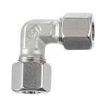 Riegler 112403.Angled fitting, Pipe exterior Ø 6 mm, Stainless steel 1.4571