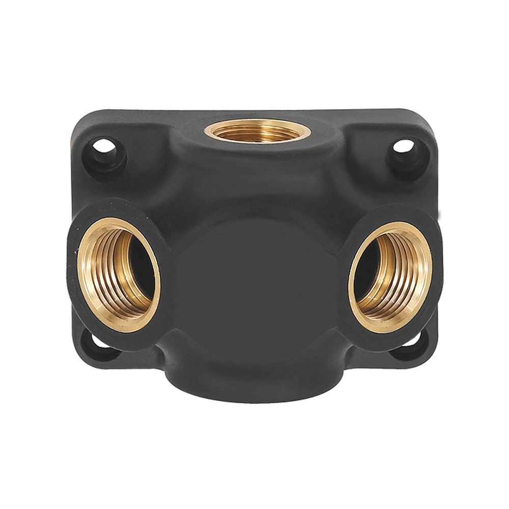 Riegler 112623. Durchgangsverteiler, Ein-/Ausgang G 3/4, Anschluss 2 x G 1/2