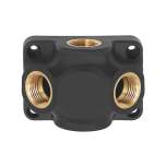 Riegler 112617. Endverteiler, Eingang G 3/4, Anschluss 2 x G 1/2