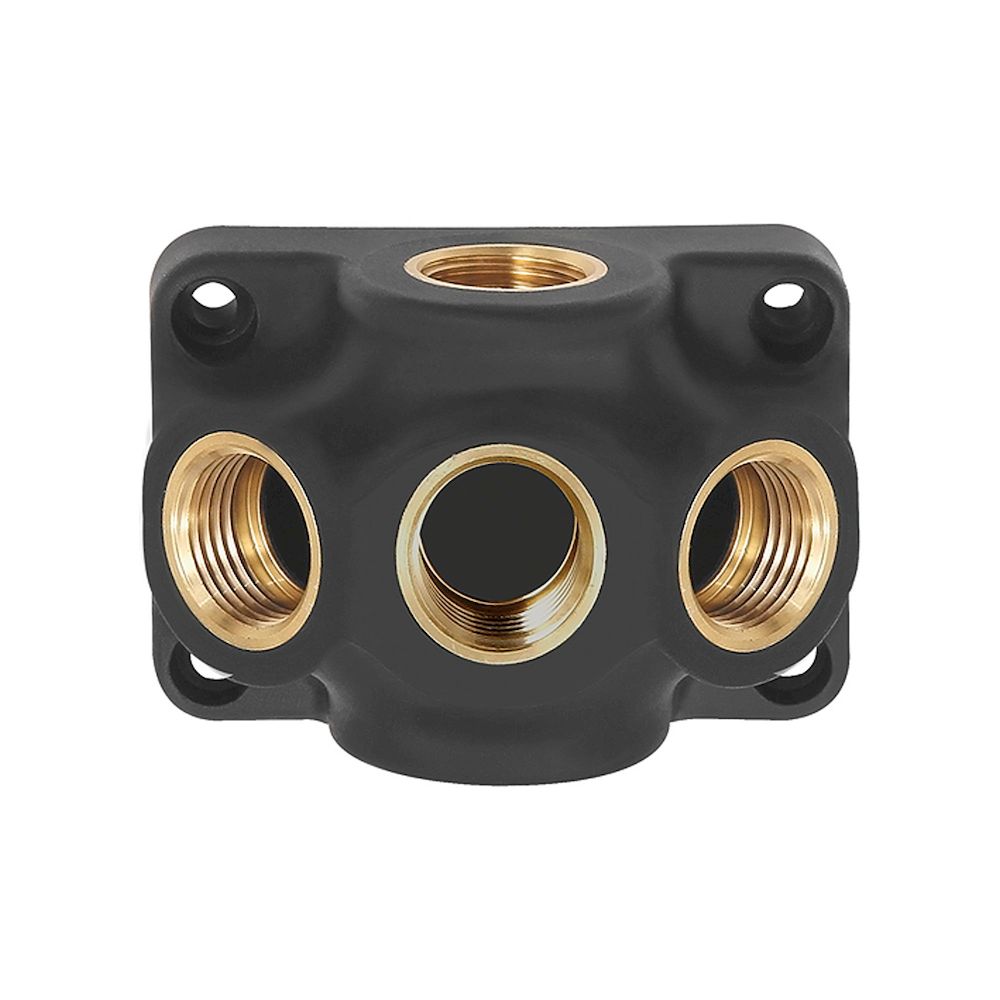 Riegler 112618. Endverteile, Eingang G 3/4, Anschluss 3 x G 1/2