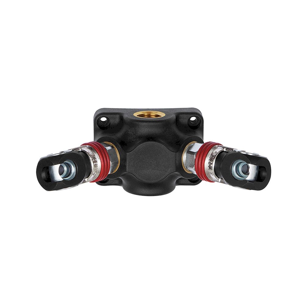 Riegler 142180. Endvert.dose, 3 Schwenkkuppl. NW 7,2, max. 12 bar Luft