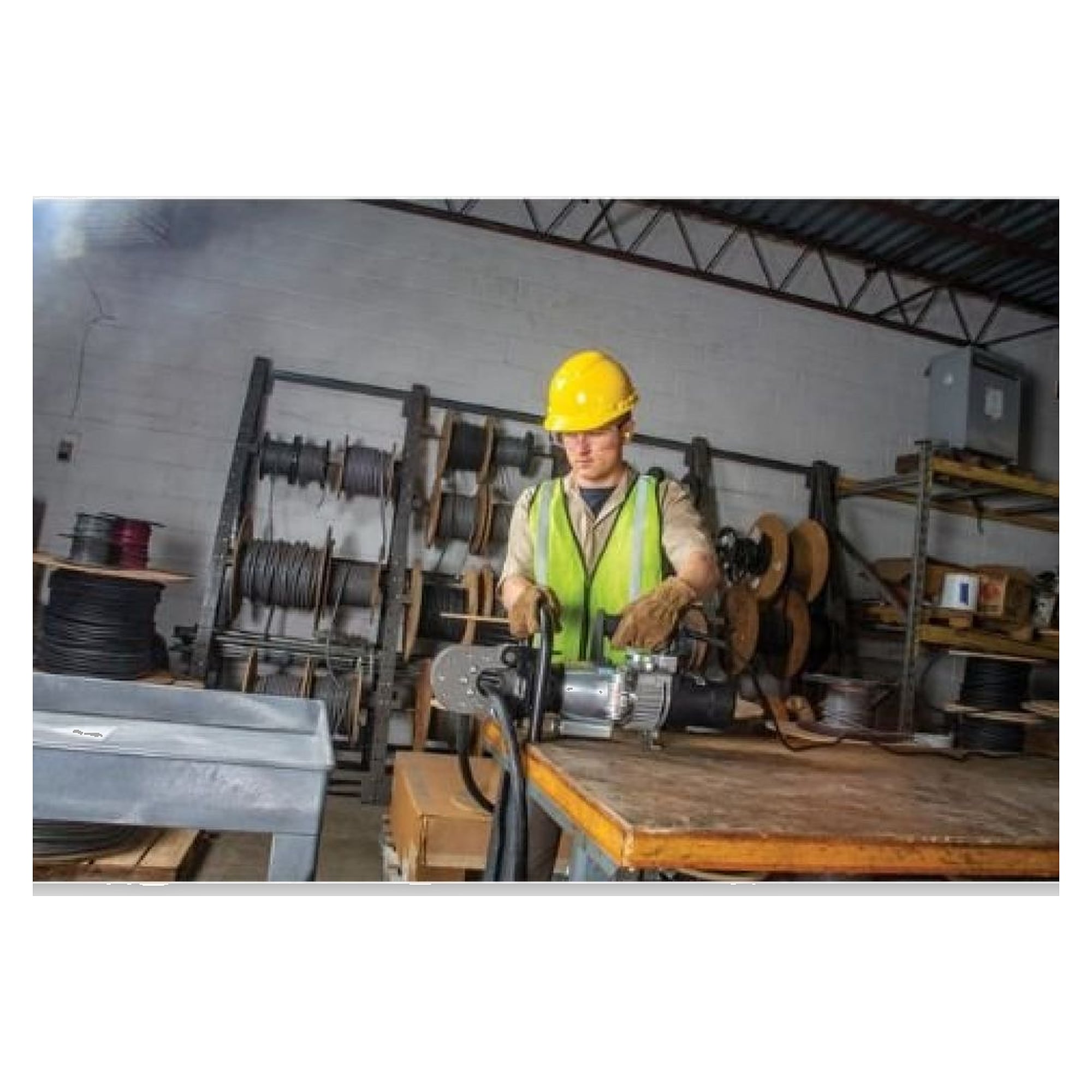 Electric Wire and Cable Cutter, 380 kN, Material Diameter 55 mm, 230 V - Enerpac EWCE55E