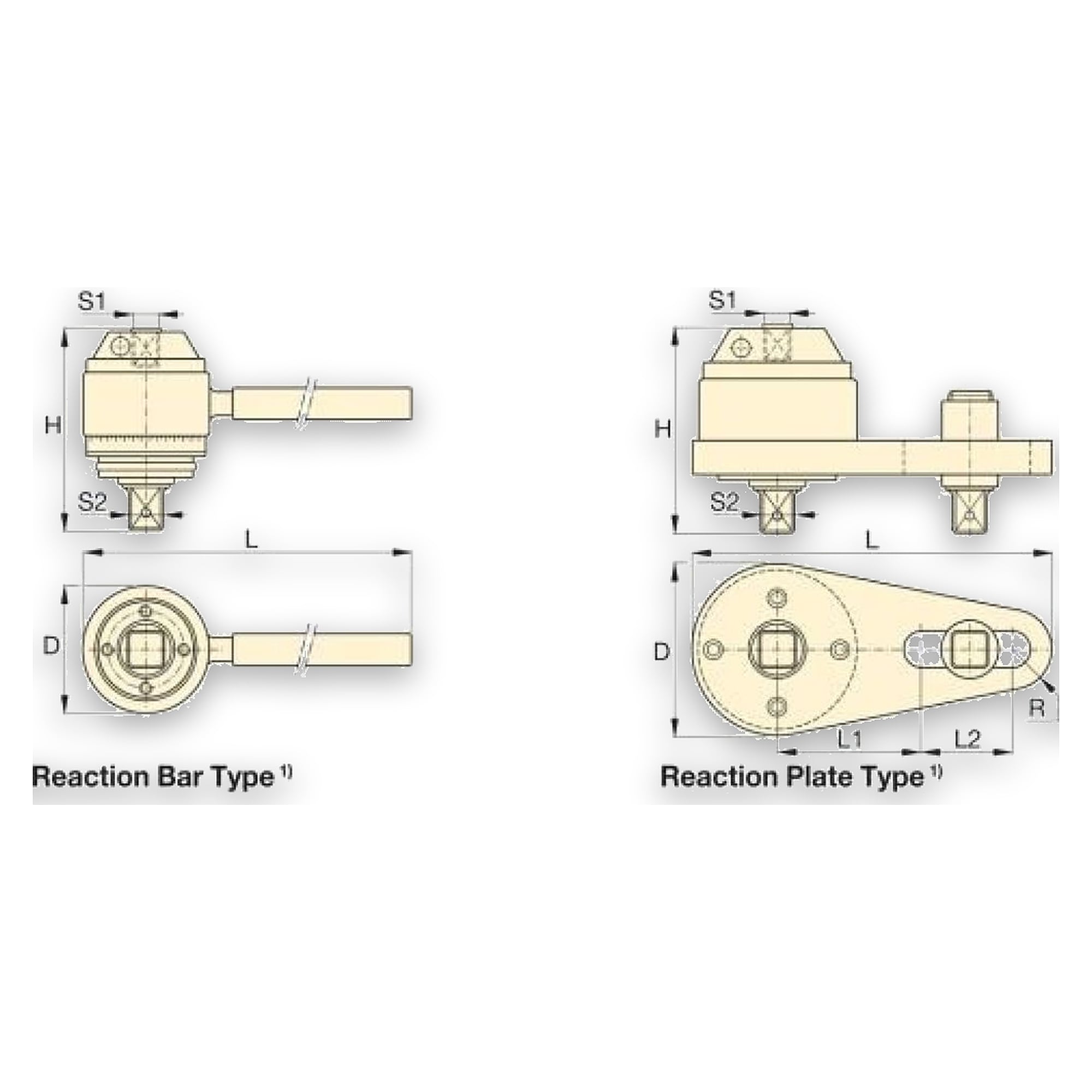Manual Torque Multiplier, Reaction Bar, 2983 Nm, 1 in. Square Drive - Enerpac E392