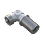 Stauff 6030005034. Elbow Bulkhead Fitting Size / Type: 12L Fitting Body only Steel, Zinc/Nickel-Plated