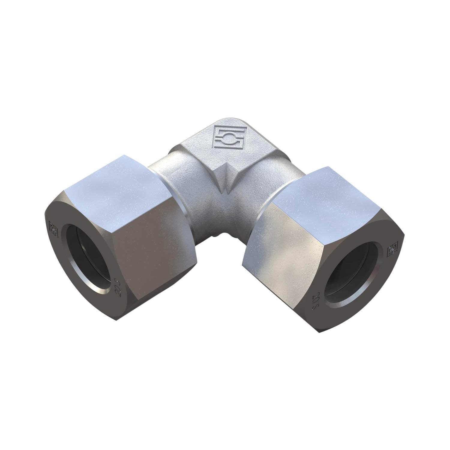Stauff 6010000949. Equal Elbow Size / Type: 42L with Cutting Ring & Union Nut Steel, Zinc/Nickel-Plated