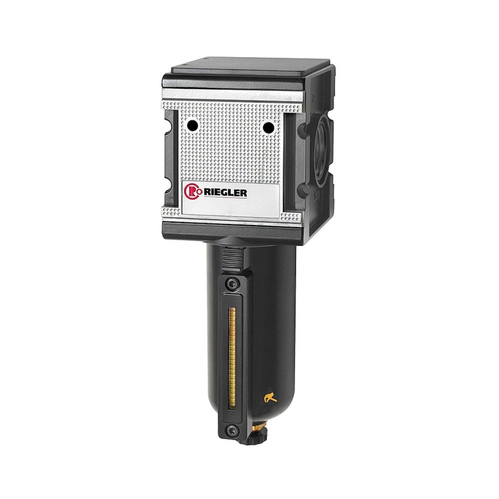 Riegler 133113.Filter »multifix«, Metal container, Viewing tube, Size 4, G 3/4