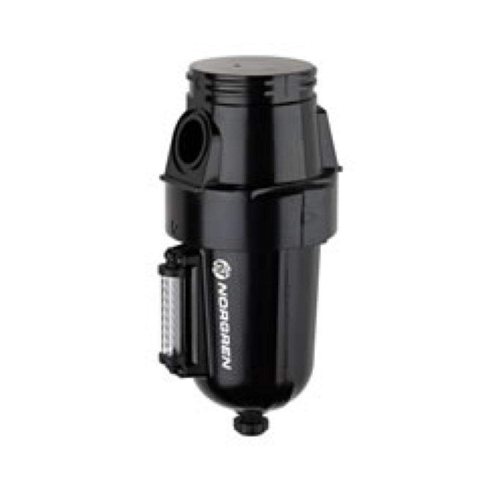 Norgren F68C-NNN-MR0. Filtro coalescente Olympian Plus, sin uniadaptador, purga manual, elemento filtrante de 0,01µm