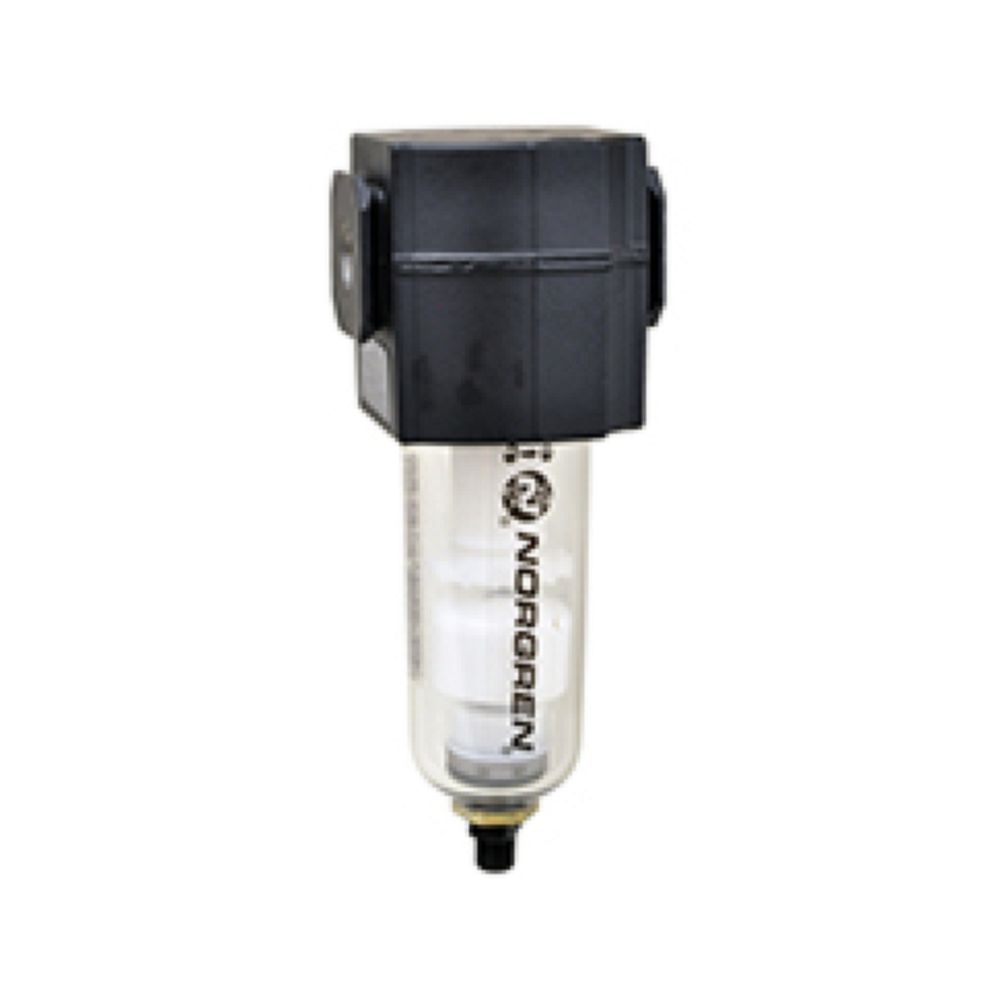 Norgren F73G-2GN-AT1. Filtro estándar Excelon, G1/4, purga automática, elemento filtrante de 5µm