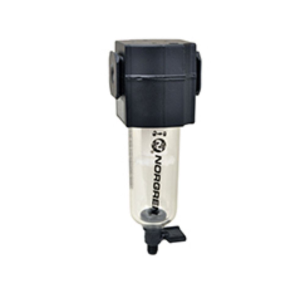 Norgren F73G-4GN-QT3. Excelon general purpose filter, G1/2, manual drain, 40µm filter element