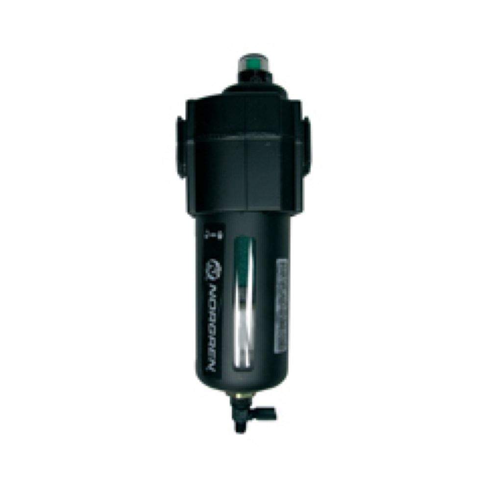 Norgren F74C-4GD-QP0. Excelon oil removal filter, G1/2, manual drain, 0.01µm filter element