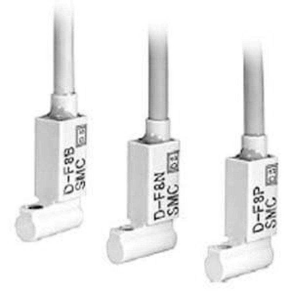 SMC D-F8B. D-F8N/F8P/F8B, elektronische Schalter, Direktmontage, Eingegossene Kabel