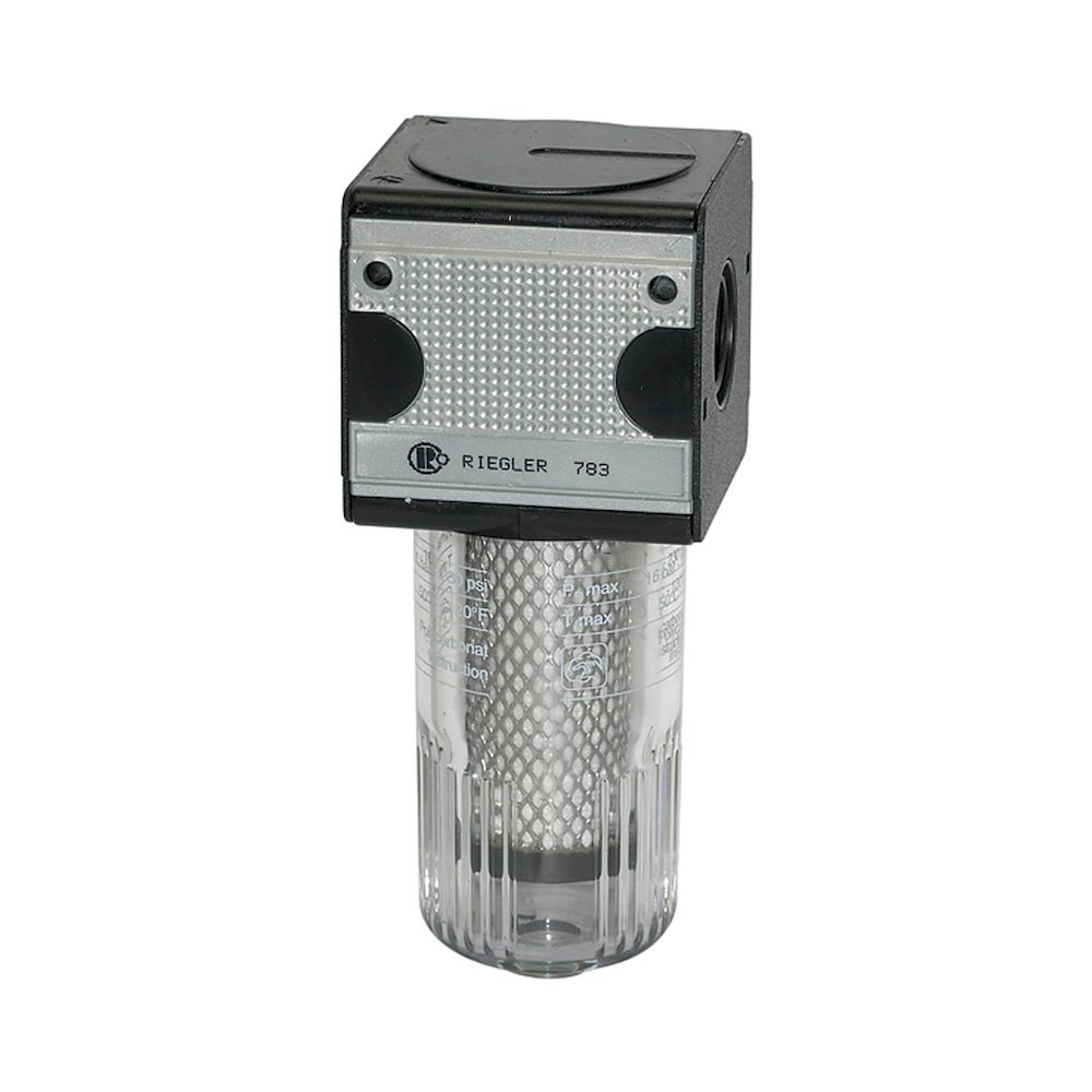 Riegler 100540.Active charcoal filter »multifix«, PC container, Size 3, G 1/2