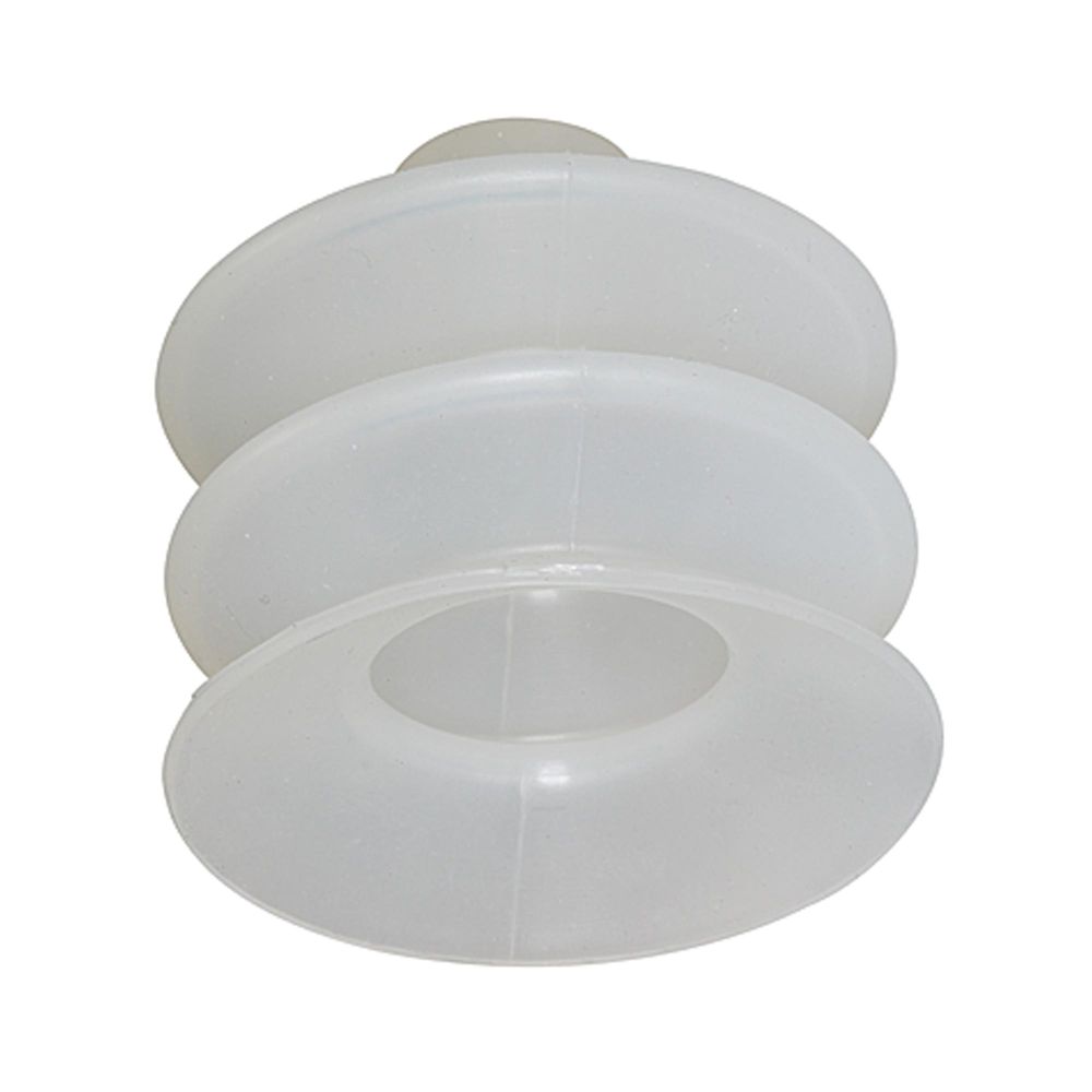 Riegler 108533.Bellows suction cup, Round 2.5 folds, Silicone material, FG Ø42mm